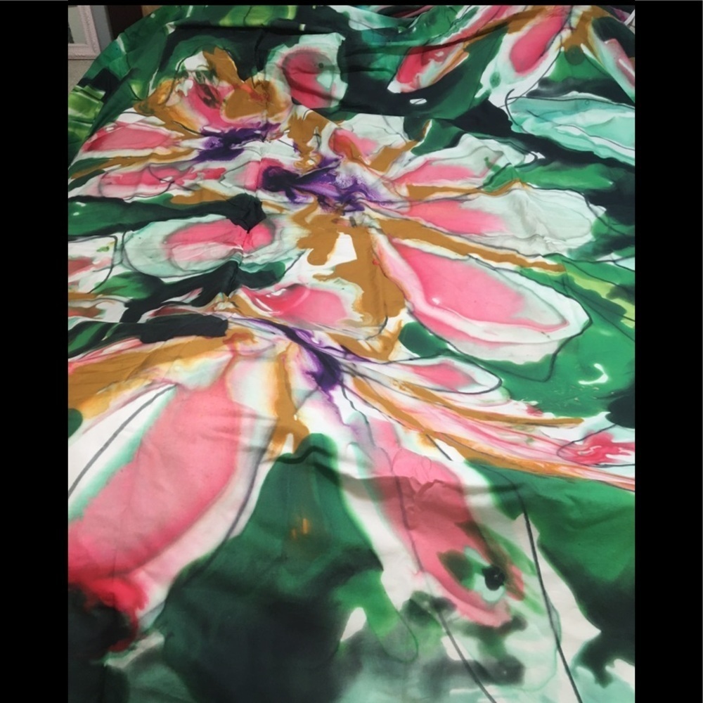 //New Abstract Duvet Set Charming Flowers Ombre Art Print - Picture 5 of 16